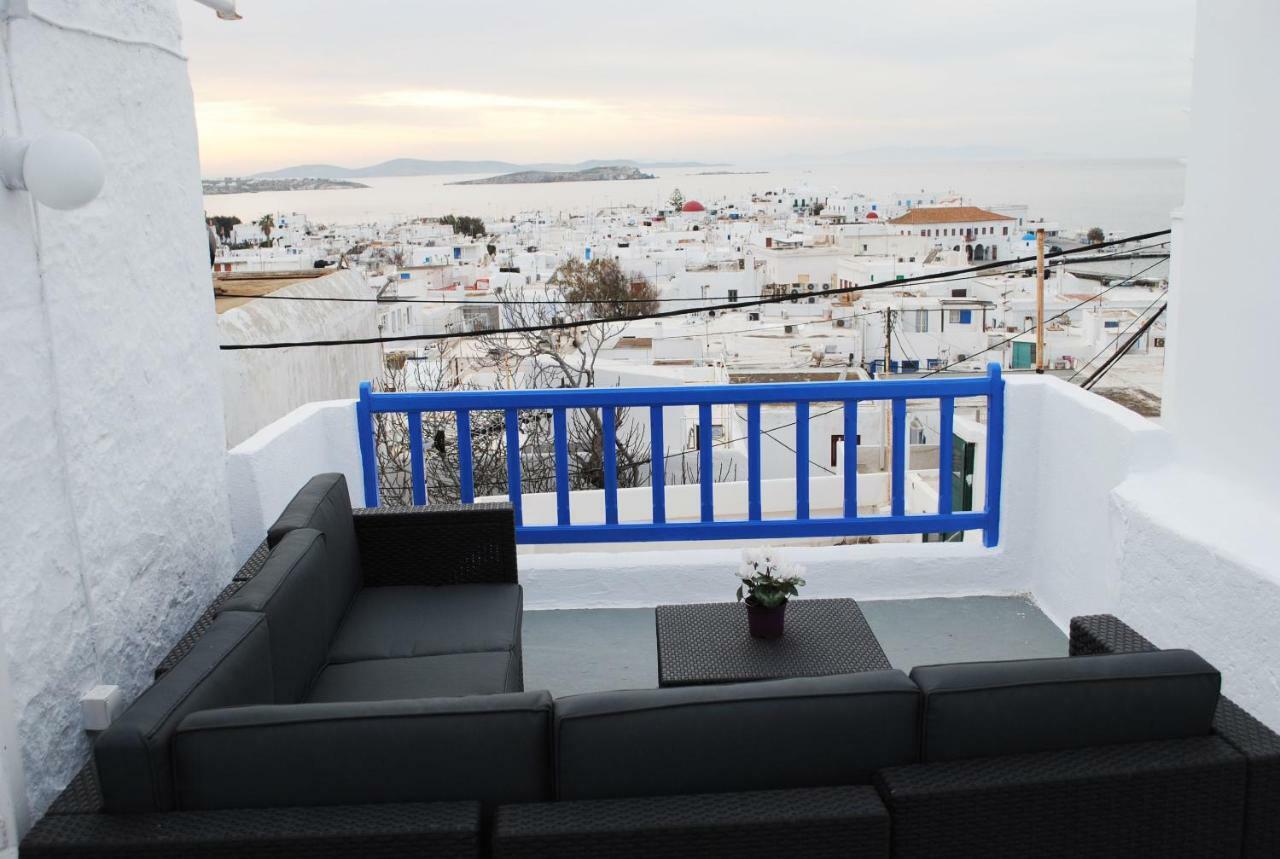 Elenitas Town House With Veranda And Sea View Mykonos Town Exterior photo